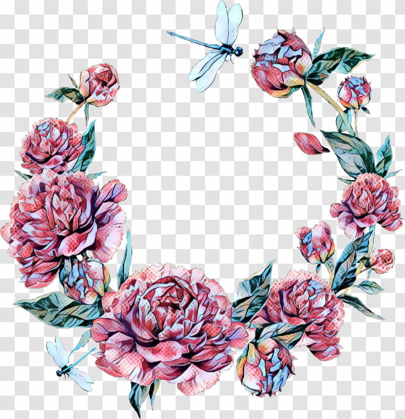 Pink Flower Cartoon - Petal - Hydrangea Cut Flowers Transparent PNG