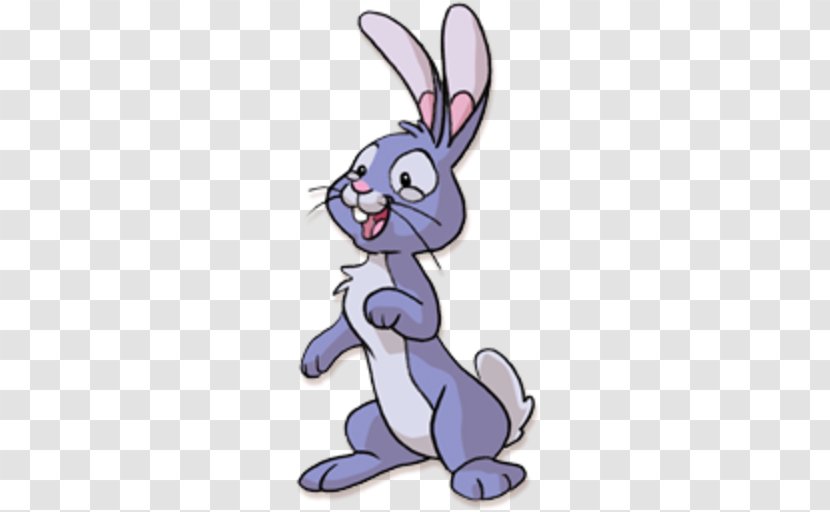 Hare Domestic Rabbit Easter Bunny - Purple Transparent PNG