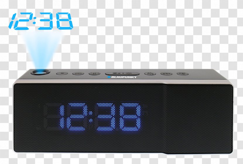 BLAUPUNKT CRP 8BK Radio Alarm Clock Electronics - Hardware - Reflection Effect Transparent PNG
