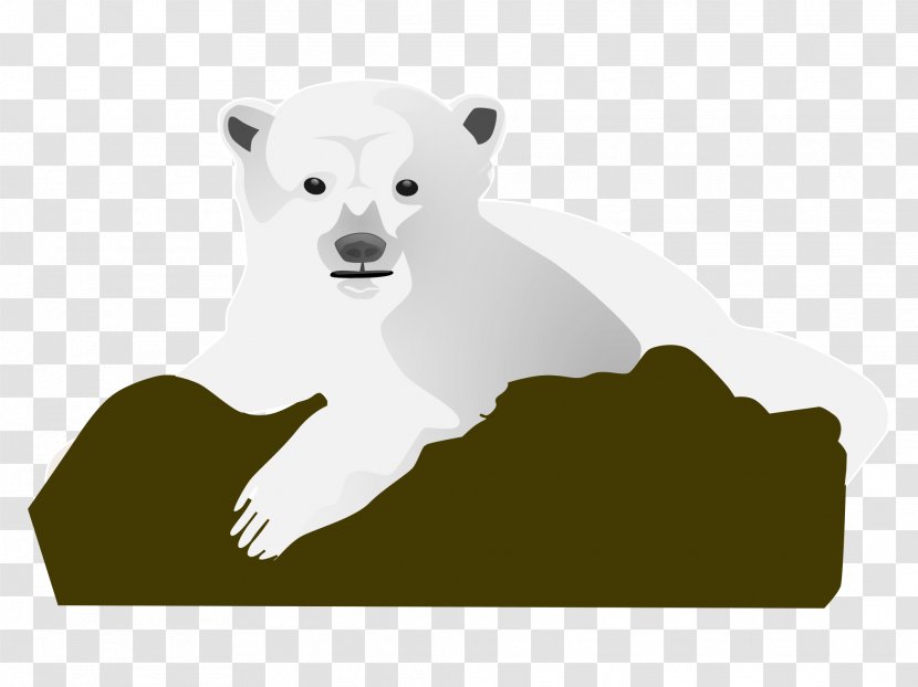 Polar Bear Clip Art - Carnivoran Transparent PNG