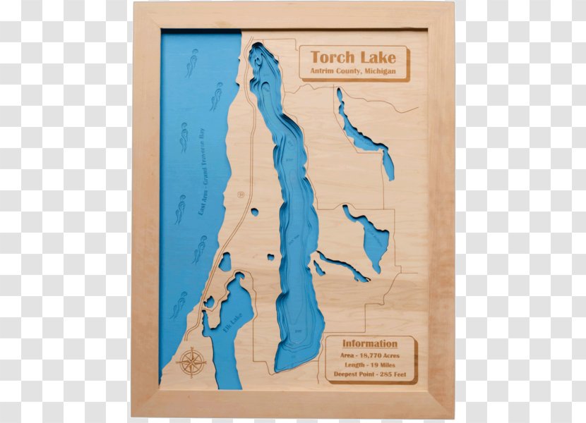 Torch Lake Michigan Mullett Elk River Chain Of Lakes Watershed Transparent PNG