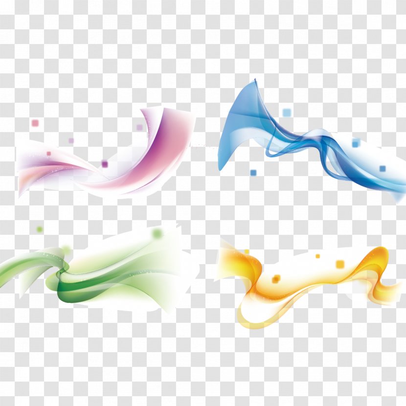 Wind Wave Clip Art - Color Line Transparent PNG