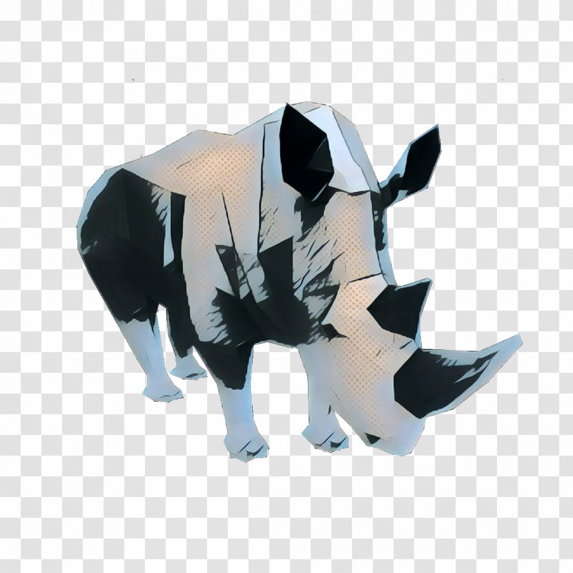 Pop Art Retro Vintage - White - Dairy Cow Boar Transparent PNG