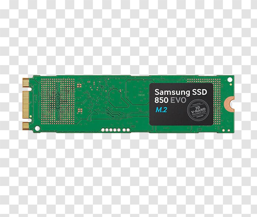Solid-state Drive Samsung 850 EVO M.2 SSD Serial ATA - Pci Express Transparent PNG