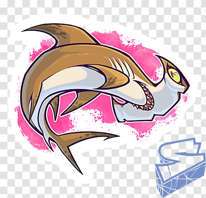 Hammerhead Shark Great Drawing - Q Version Of The Transparent PNG