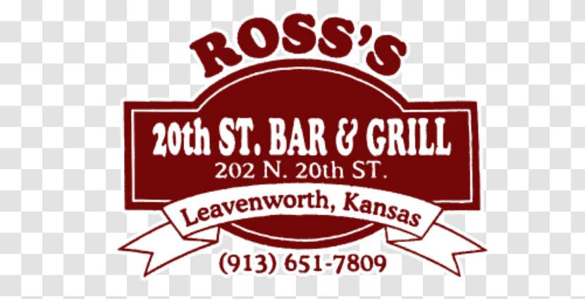 Ross's 20th St Bar & Grill Menu Logo Brand - Liquor Transparent PNG
