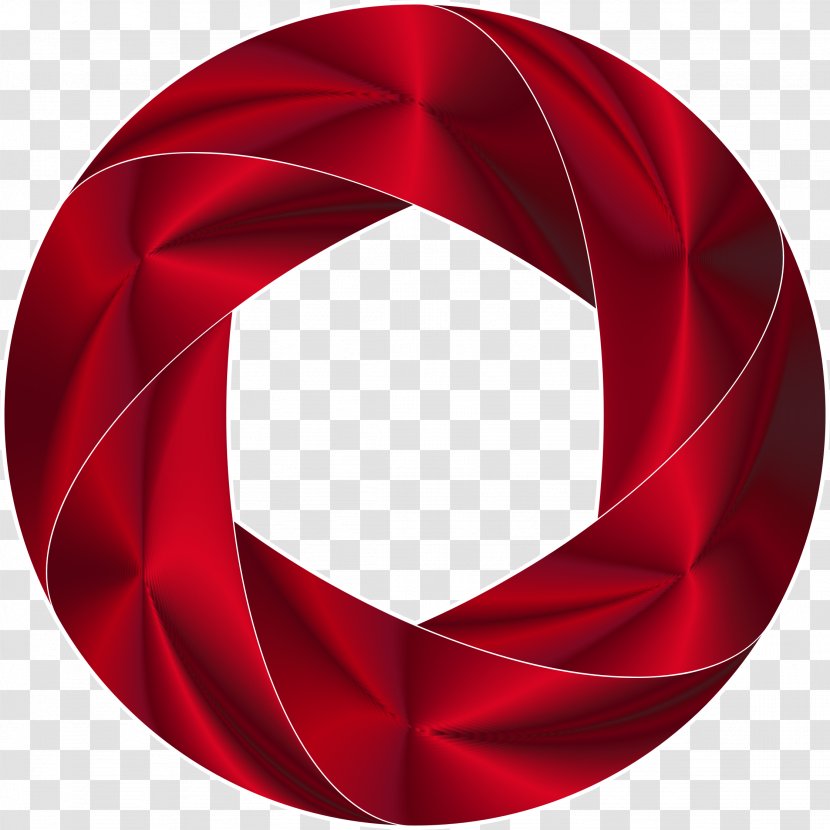 Line Circle Maroon - Red Light Transparent PNG