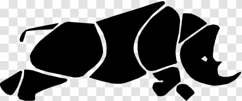 Rhinoceros Black And White Image Drawing Logo - Blog - Rhino Transparent PNG