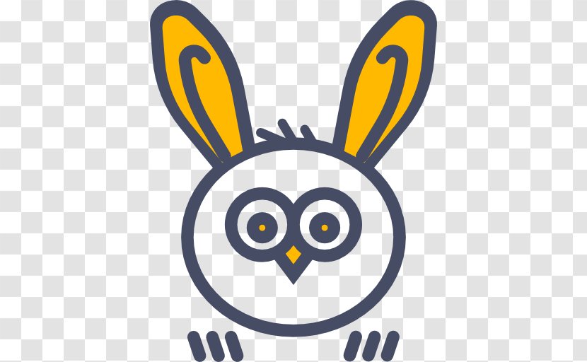 Easter Bunny Domestic Rabbit Hare Clip Art - Bird Transparent PNG