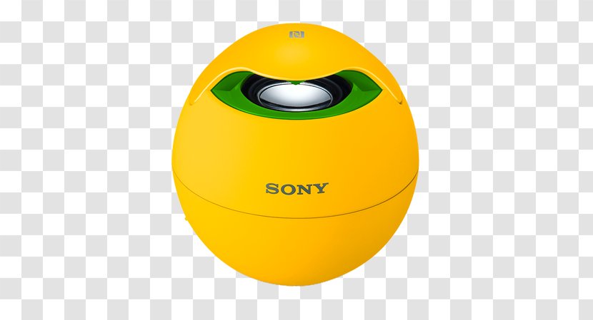 Sony Xperia Z Sola Loudspeaker SRS-BTV5 Wireless Speaker - Yellow Transparent PNG
