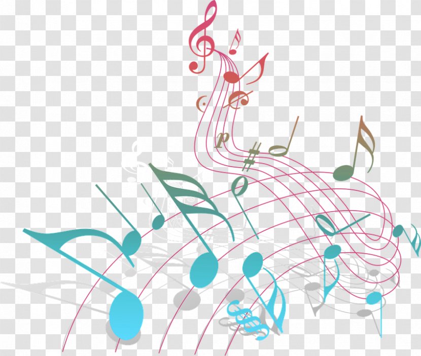 Musical Note Theatre Subject - Watercolor Transparent PNG