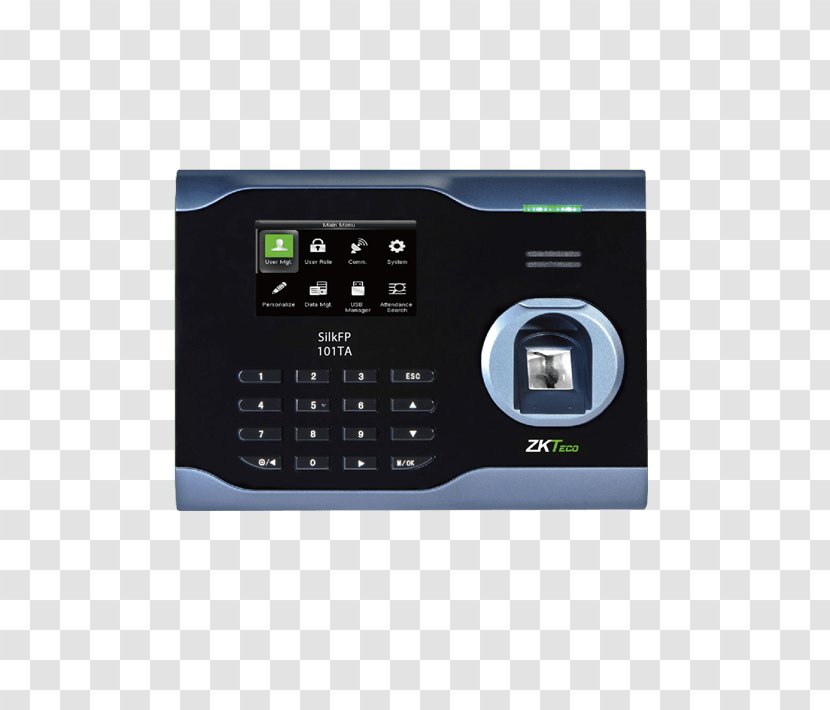 Time And Attendance Device Fingerprint Access Control System - Numeric Keypad - Photocopy Machine Transparent PNG