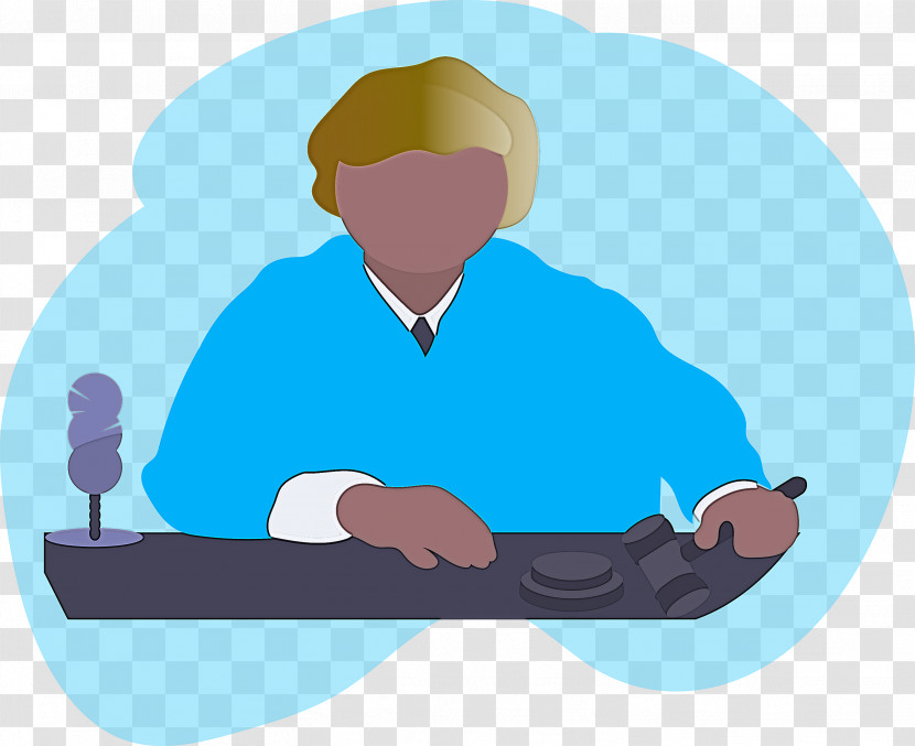 Sitting Hand Reading Transparent PNG