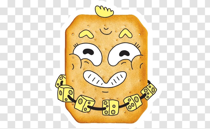 TUC Cracker Onion Snack - Sticker Transparent PNG