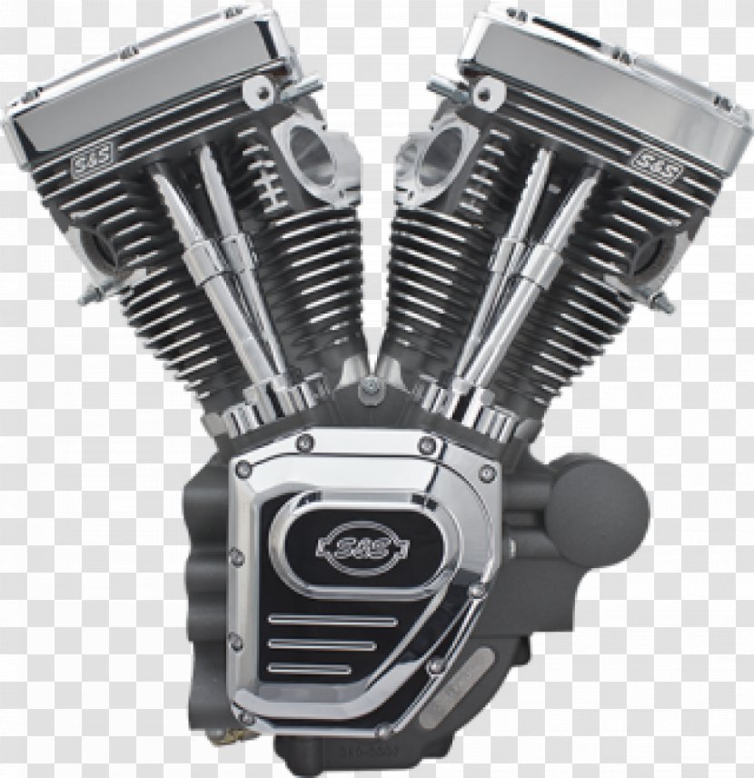 S&S Cycle Harley-Davidson Twin Cam Engine Super Glide - Vtwin - Free Download Transparent PNG