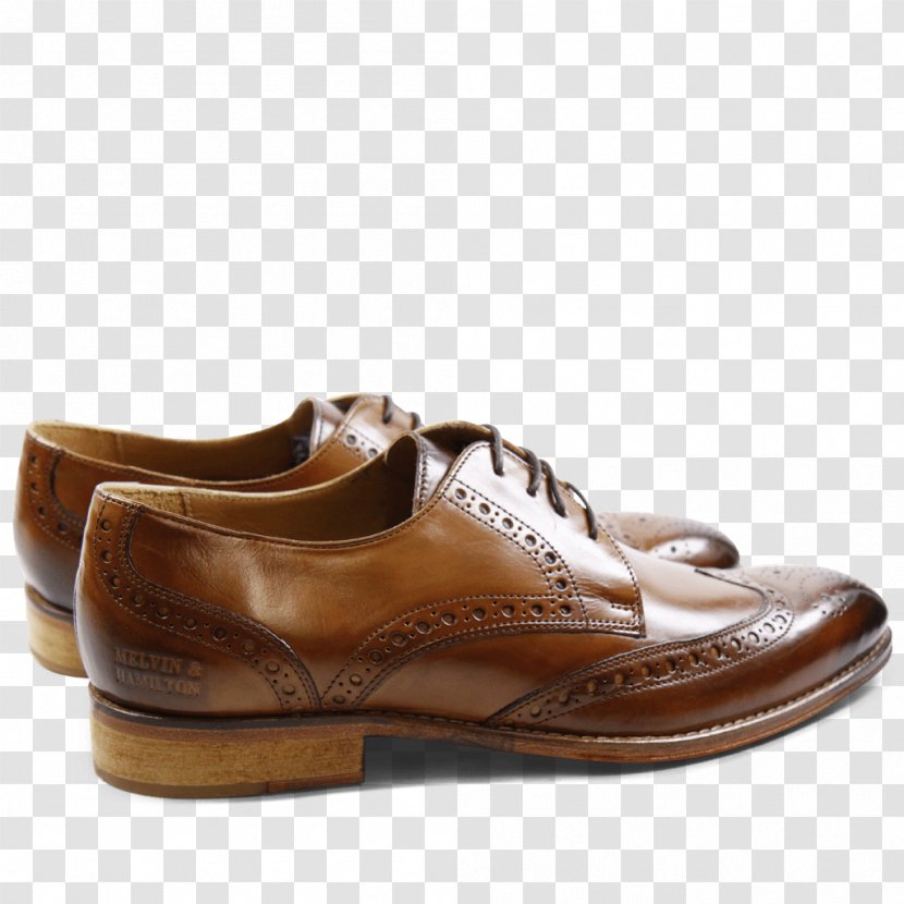 Leather Shoe Walking - Brown - Derby Transparent PNG