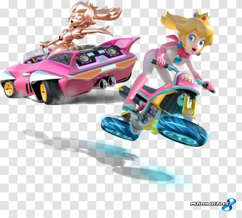 Mario Kart 7 8 Deluxe Wii Princess Peach Transparent PNG