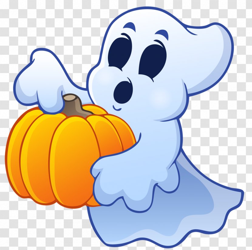 Drawing Ghost Halloween Clip Art Image - Animal Figure Transparent PNG