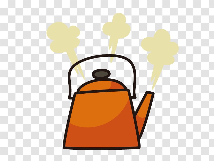 Kettle Boiling Cooking Water - Clip Art - Cartoon Transparent PNG