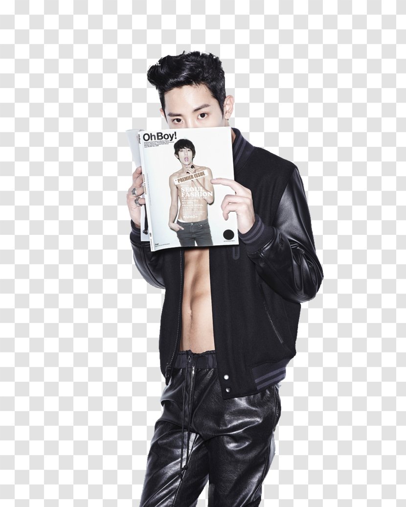 South Korea Actor Model Photography YG Entertainment - Leather - Magazine Transparent PNG