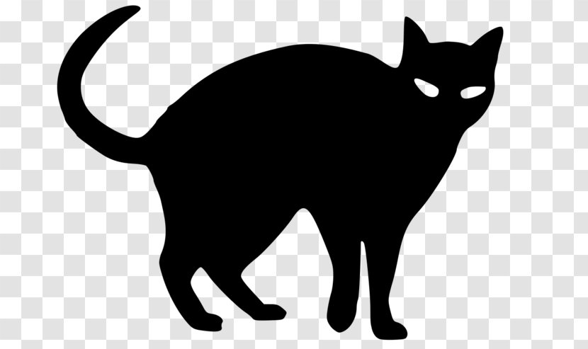 Black Cat Kitten Snowshoe Clip Art - Drawing Transparent PNG