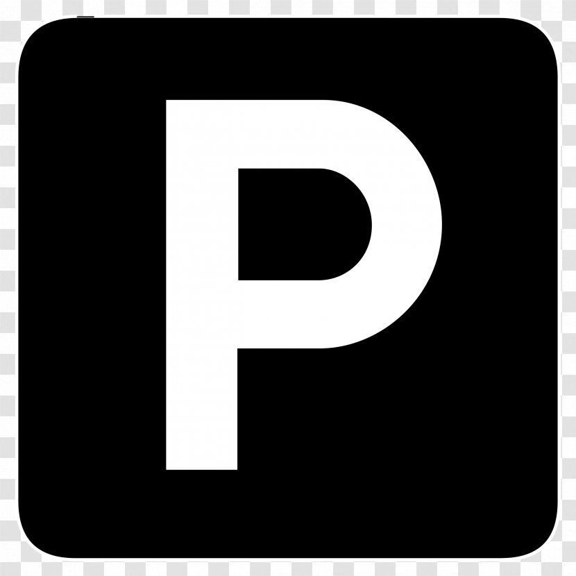 Car Park Symbol Parking Sign Clip Art - Rectangle Transparent PNG