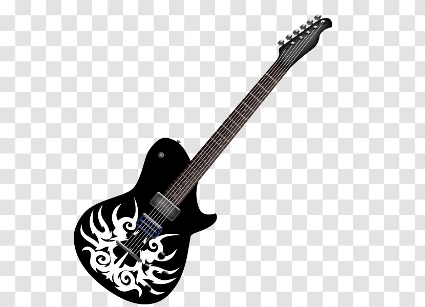 Bass Guitar Electric Acoustic Tiple - Flower Transparent PNG