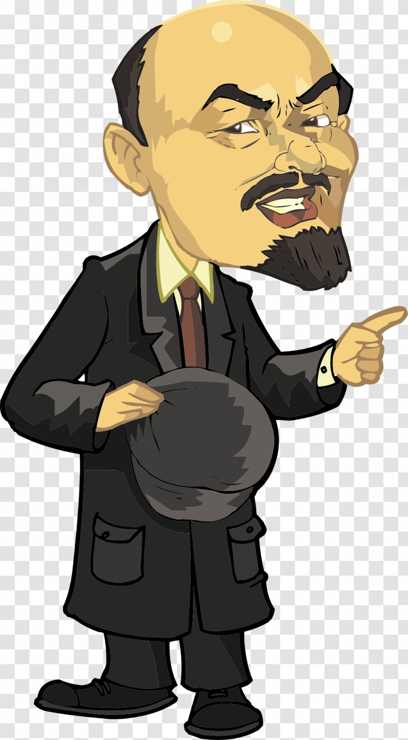 Vladimir Lenin Soviet Union Caricature Clip Art - Cartoon Transparent PNG