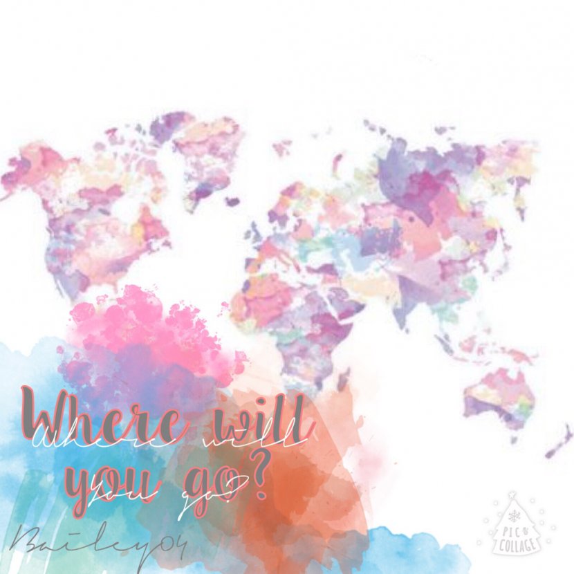 World Map Globe Watercolor Painting - Paint - Animals Transparent PNG
