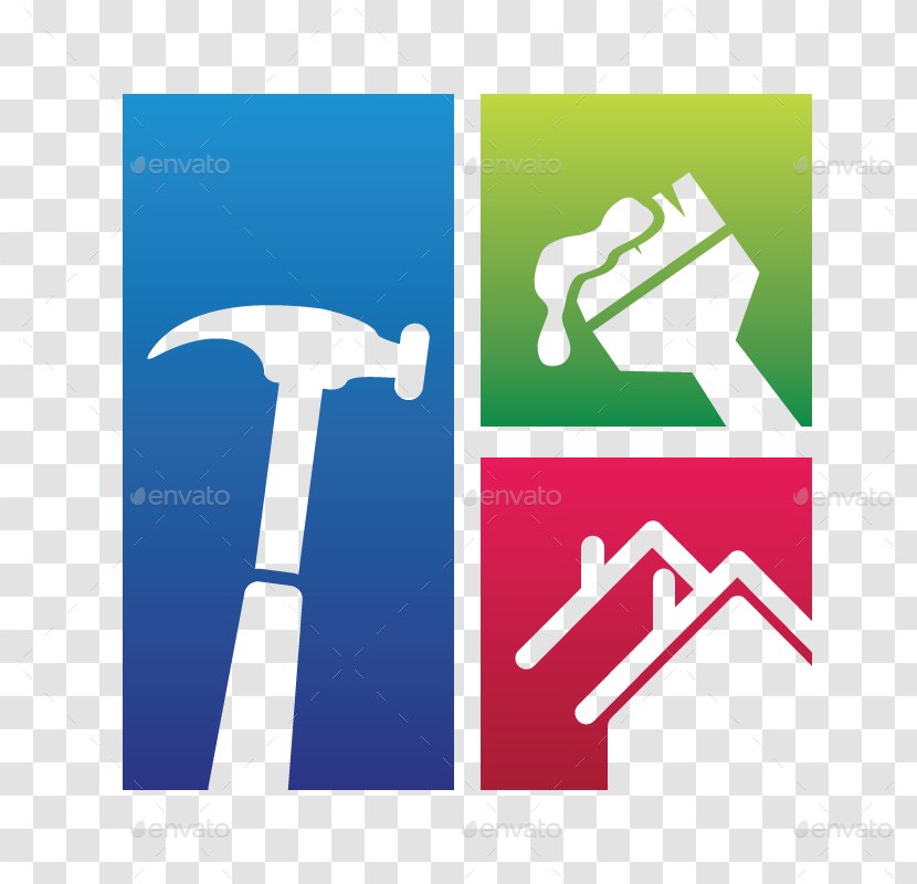 Painting Logo Handyman Diens - Symbol - Home Repairing Transparent PNG