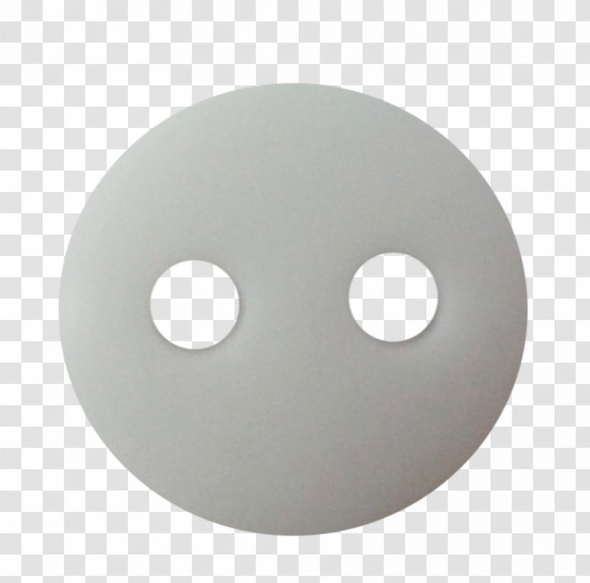 White Color Ivory Plastic Button - Hardware Accessory - Branco Transparent PNG