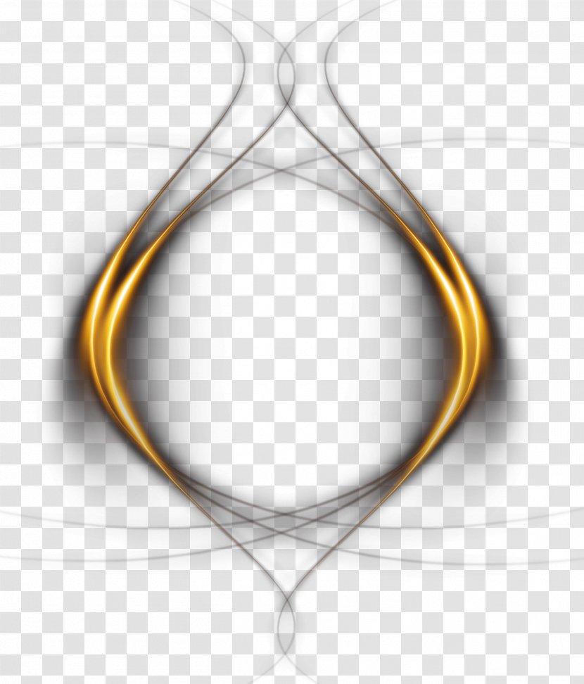 Curve Icon - Raster Graphics - Golden Glow Transparent PNG