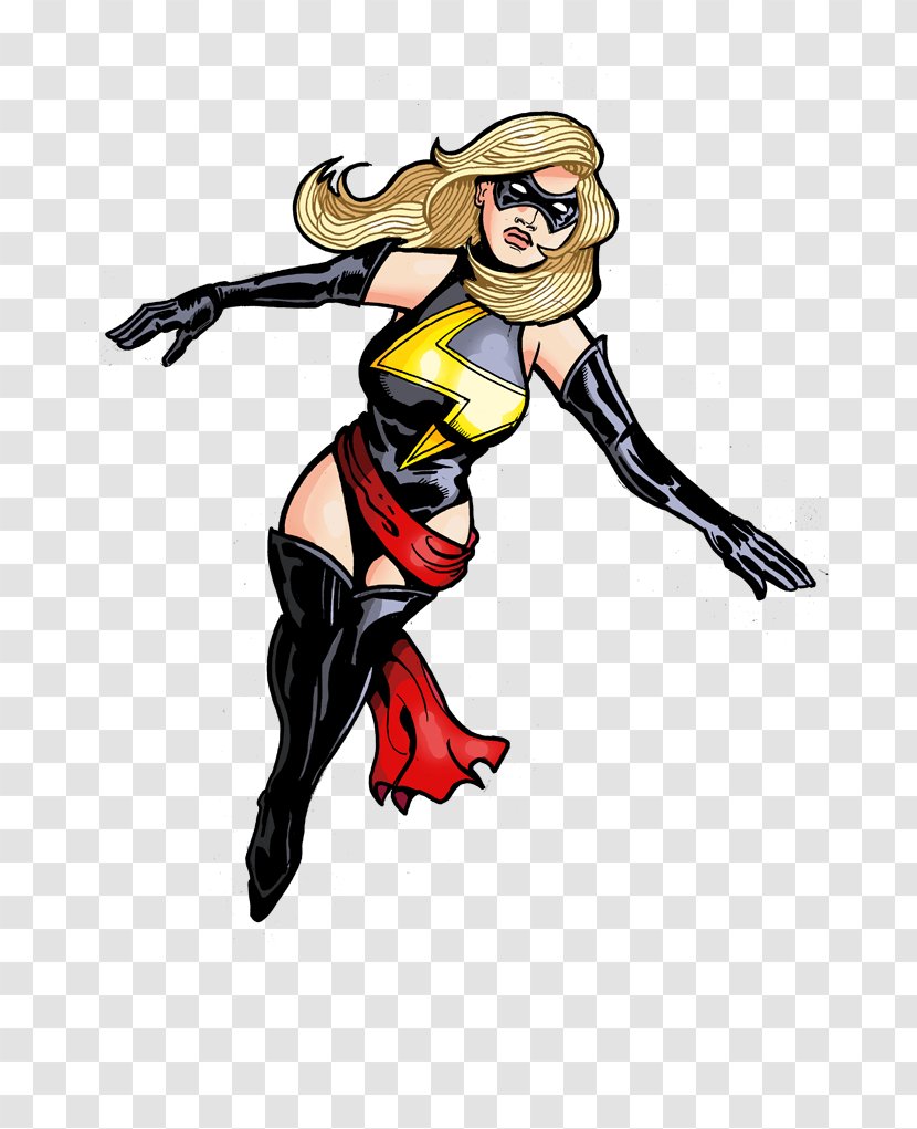 Carol Danvers Invisible Woman Superhero Marvel Comics Art - Miss Transparent PNG