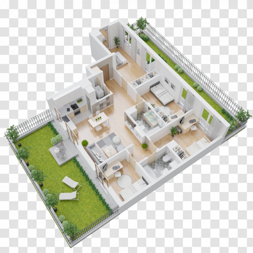 Villa Merkury Apartment ROBYG Sales Office Ursus Urban-Design. Więckowski U. Balcony - Plan Transparent PNG