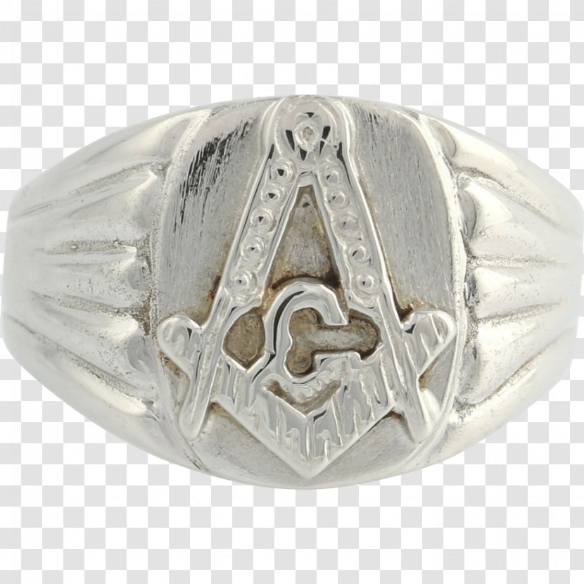 Silver Freemasonry Gold Northeastern University Ring Transparent PNG