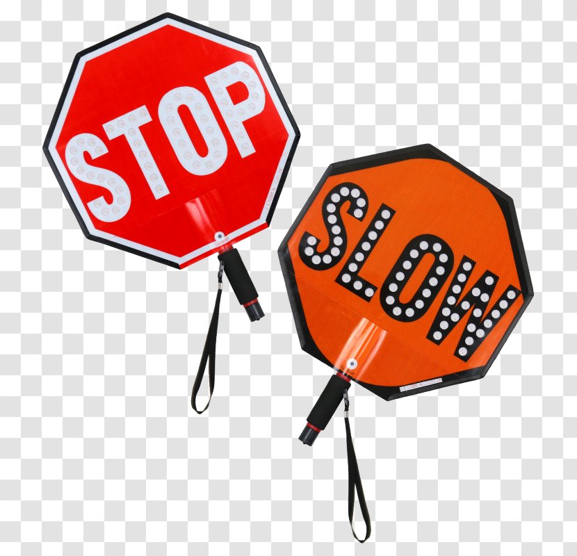 Stop Sign Light-emitting Diode Paddle Traffic - Lightemitting - Light Transparent PNG