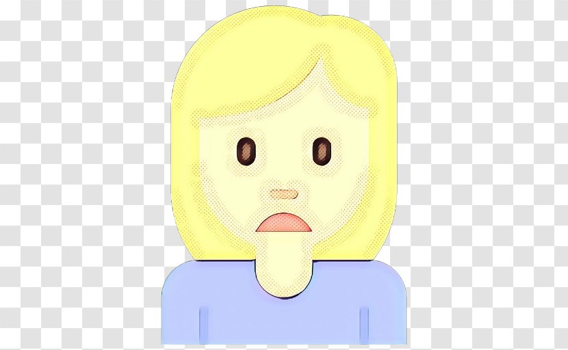 Face Yellow Cartoon Head Nose - Jaw Mouth Transparent PNG