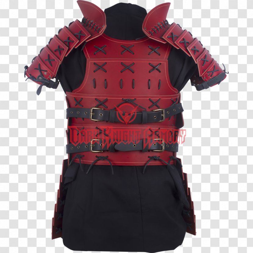 Japanese Armour Samurai Knight Body Armor - Components Of Medieval - Valentines Transparent PNG