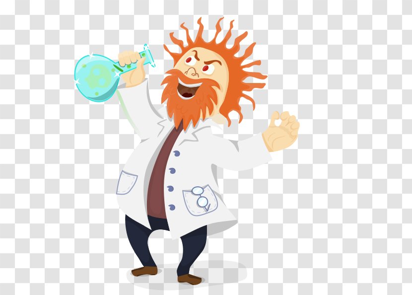 Cartoon Research Scientist Clip Art - Villain - Mad Images Transparent PNG