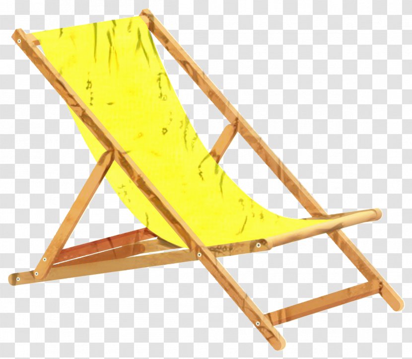 Beach Background - Deckchair - Folding Chair Wing Transparent PNG