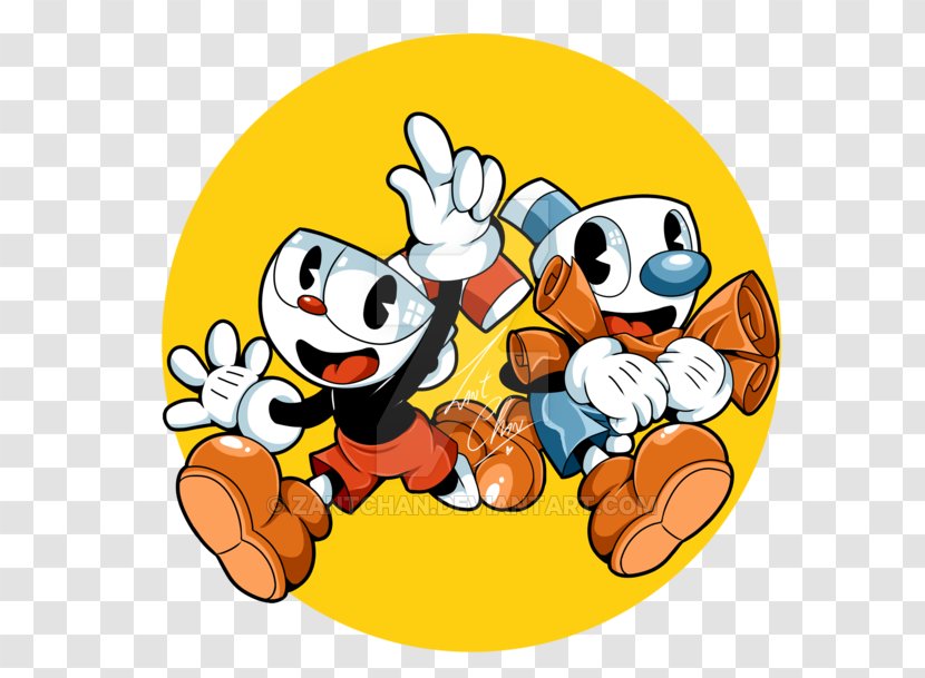Cuphead Cartoon Fan Art Bendy And The Ink Machine Transparent PNG