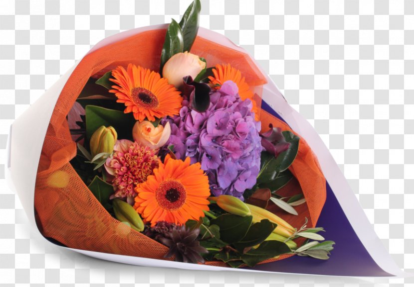 Cut Flowers Floral Design Floristry Flower Bouquet - Transvaal Daisy - Apricot Blossom Yellow Transparent PNG