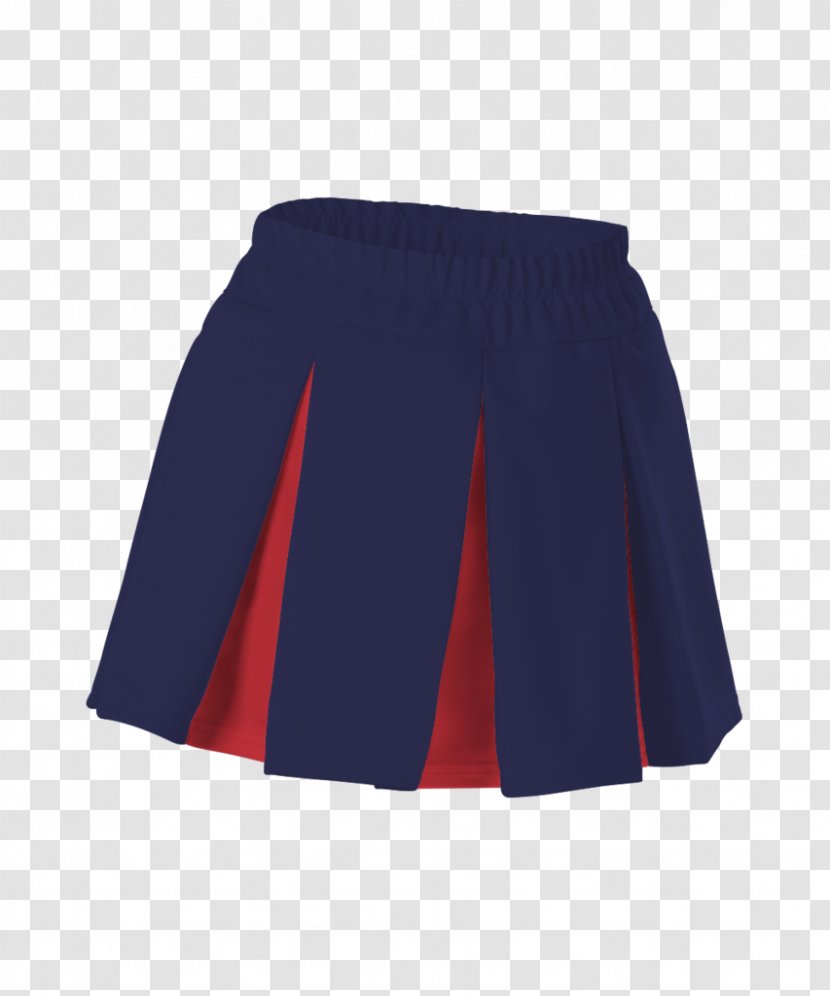 Cobalt Blue Shorts - Electric - And Pleated Skirt Transparent PNG