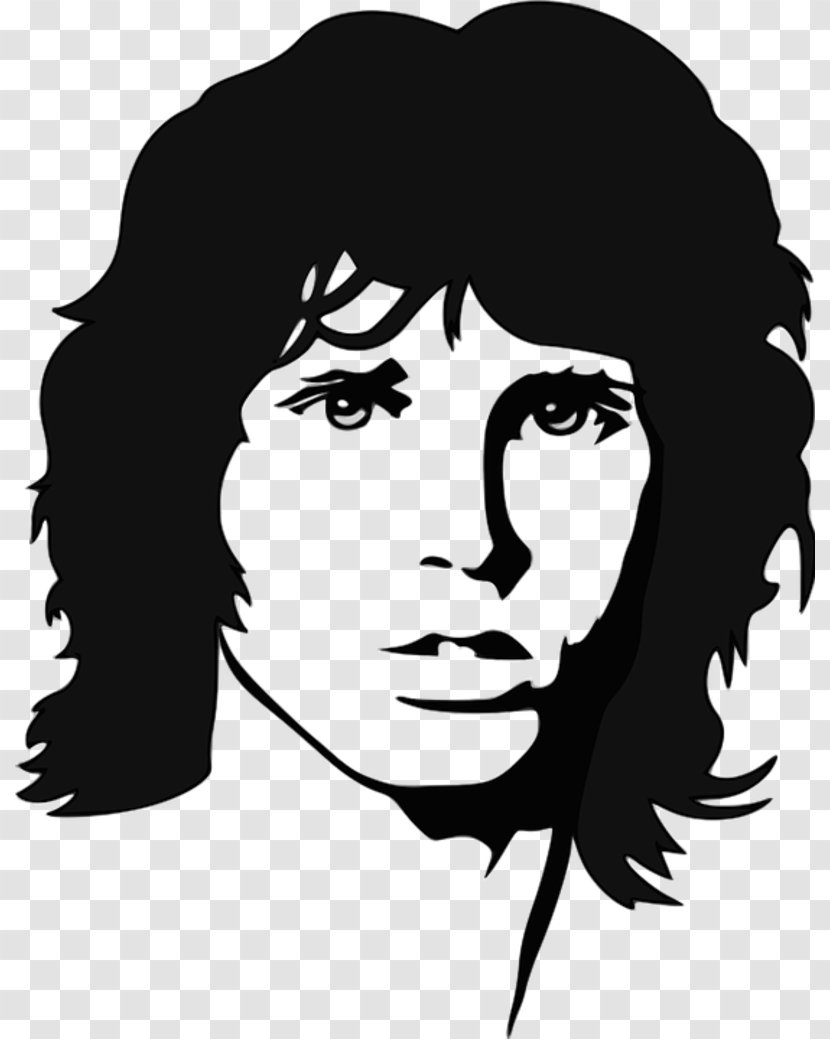 Jim Morrison Stencil Musician Singer-songwriter - Tree Transparent PNG