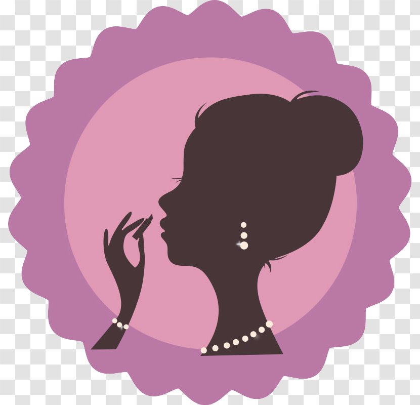 Vector Graphics Silhouette Cosmetics Clip Art Euclidean - Beauty - Angery Graphic Transparent PNG