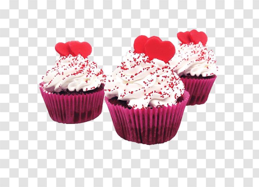 Cupcake Red Velvet Cake Chocolate Frosting & Icing Birthday - Ischoklad Transparent PNG