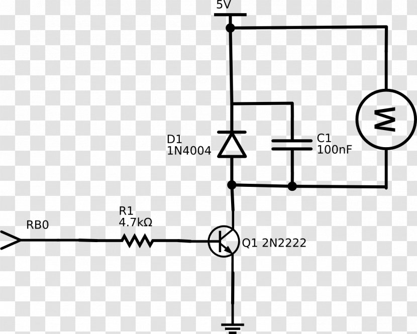 DC Motor H Bridge Engine Electronics Transistor - Area Transparent PNG