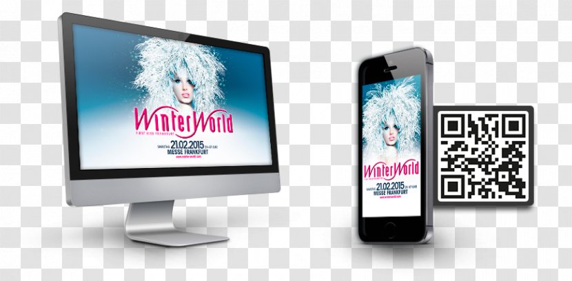 Display Device Multimedia Advertising Product Design - Winter Wallpaper Transparent PNG