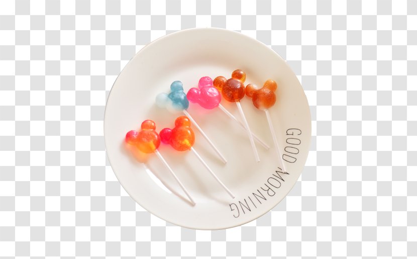 Mickey Mouse Lollipop Gift - Head Shape Transparent PNG