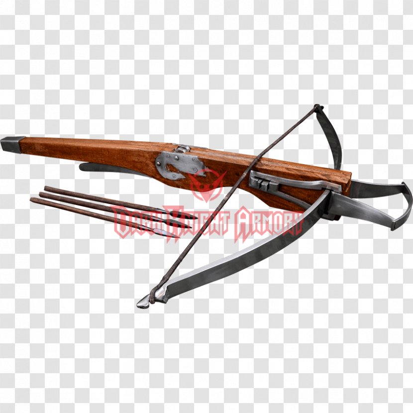Repeating Crossbow Middle Ages Weapon Stock - Sports Equipment Transparent PNG